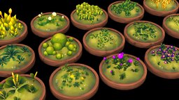 Plants_Common Weeds LowPoly