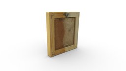 Picture Frame frame, wooden, ornate, photorealistic, rig, props, picture, old, canvas, pbr-game-ready, realitycapture, photogrammetry, 3dscan, decoration, interior