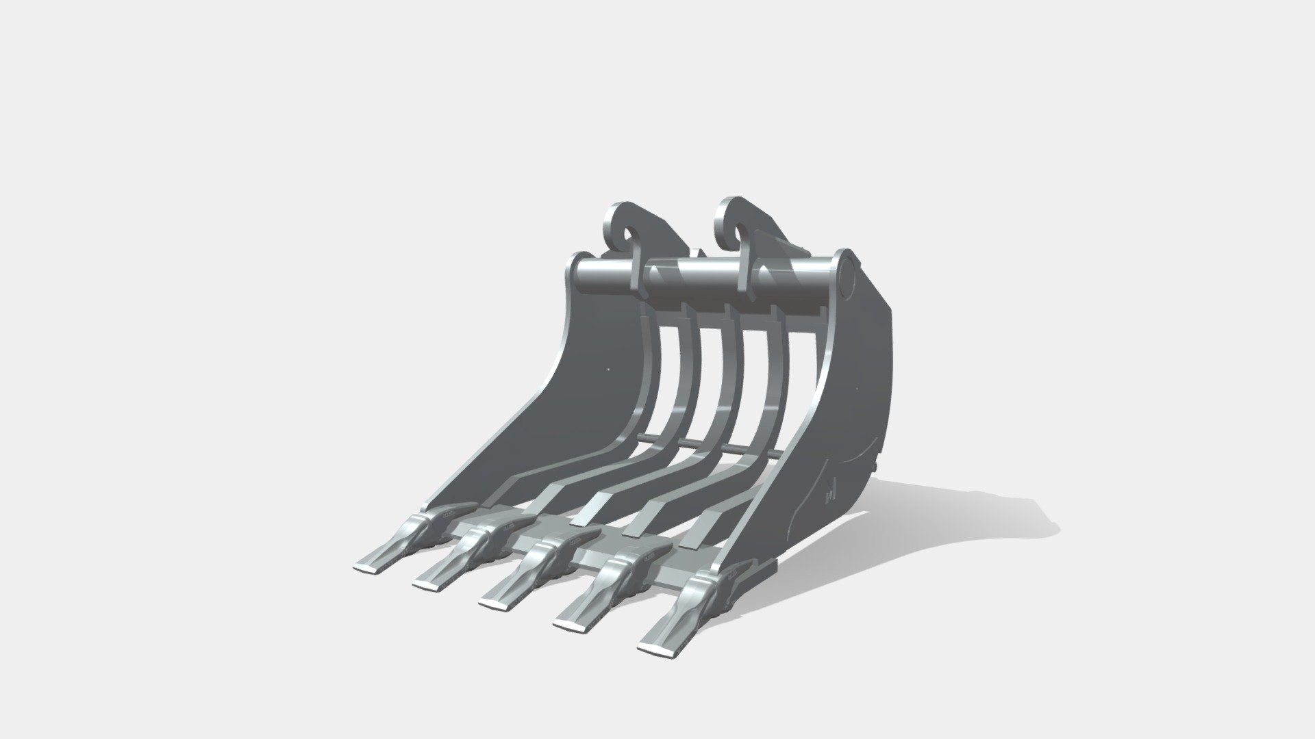 Pour excavatrices 9,2 - 22,5 T - Godet de terrassement squelette profil tilt - 3D model by MAGSI 3d model