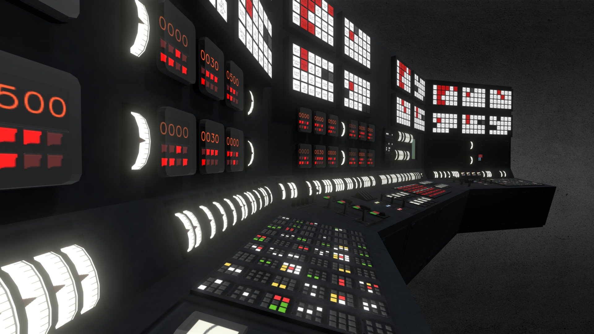The iconic Control Console for the Deathstars Superlaser. It can be seen multiple times throughout the movies 3d model