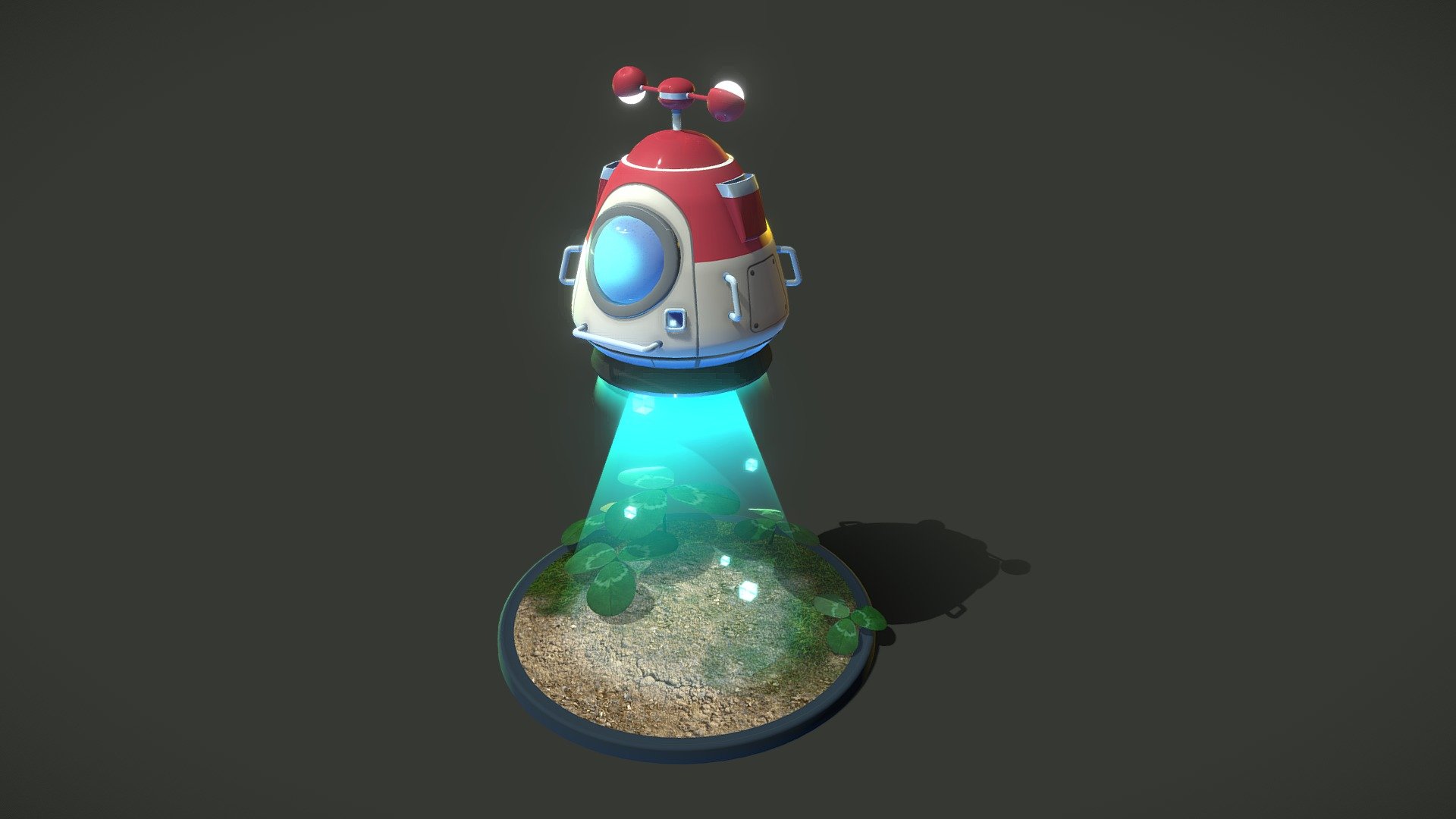 Having fun with some Pikmin 4 fan art. I have always loved their vehicle designs 3d model