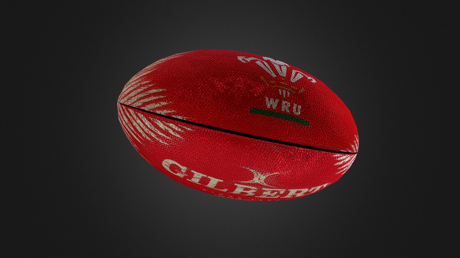3ds max low0poly model,ready for game and virtual reality - Rugby Ball Welsh - Buy Royalty Free 3D model by pinotoon 3d model