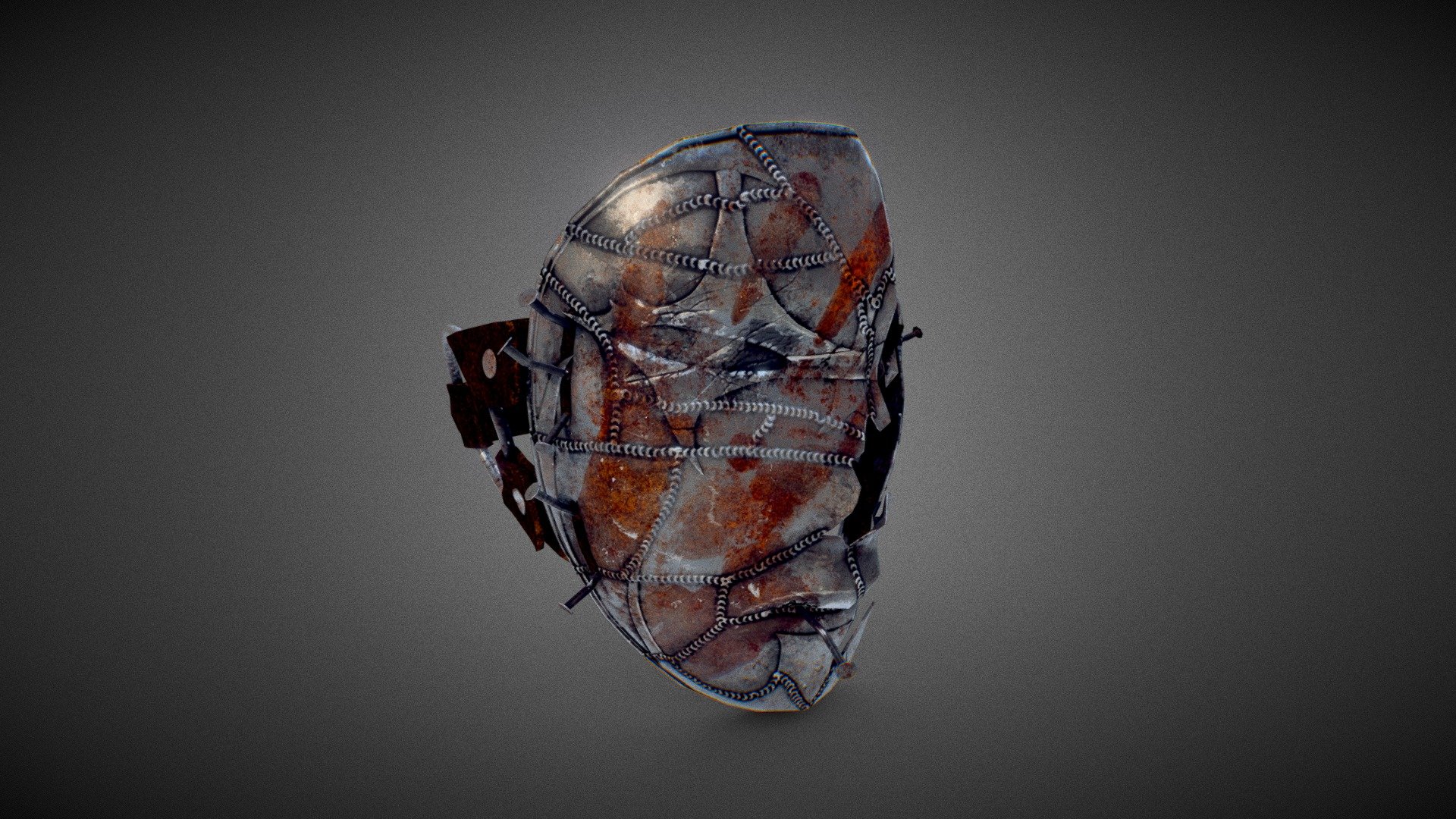 A metal mask variant of the Porcelain Mask we did for a Killing Floor 2 Polycount contest. Worn by Ana 3d model