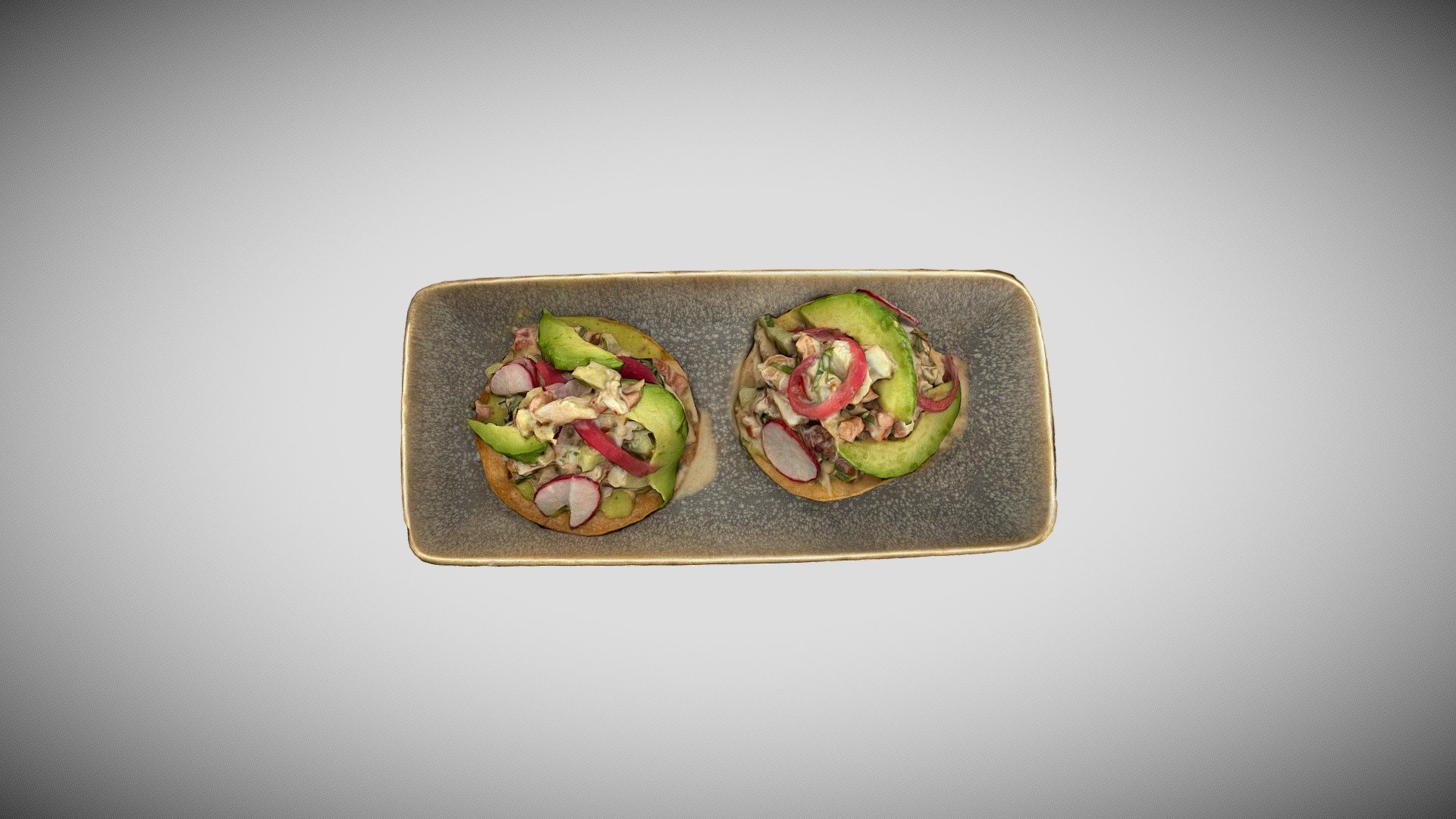 Copita Crab Tostada Ceviche - Buy Royalty Free 3D model by Augmented Reality Marketing Solutions LLC (@AugRealMarketing) 3d model