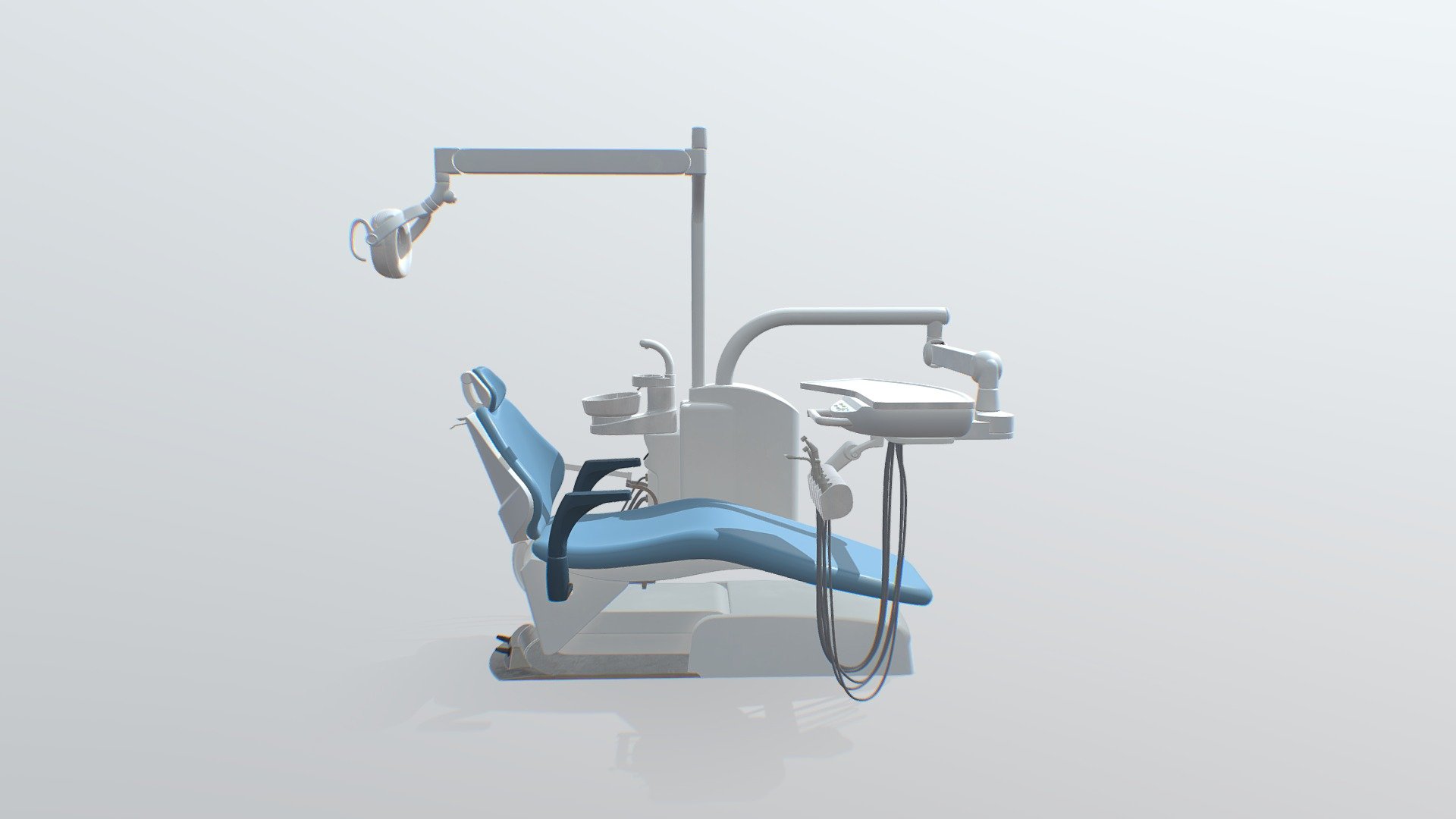 A dental chair based on the Clesta 2 Dental Unit by Belmont. Rigged with Inverse Kinematics and Blender Constraints.

Update 19/04/20222
- added obj. format
- added fbx. format
- moved the blend file from 3.0 to 3.1 - Dental Unit / Dentist Chair - Buy Royalty Free 3D model by MozzarellaARC 3d model