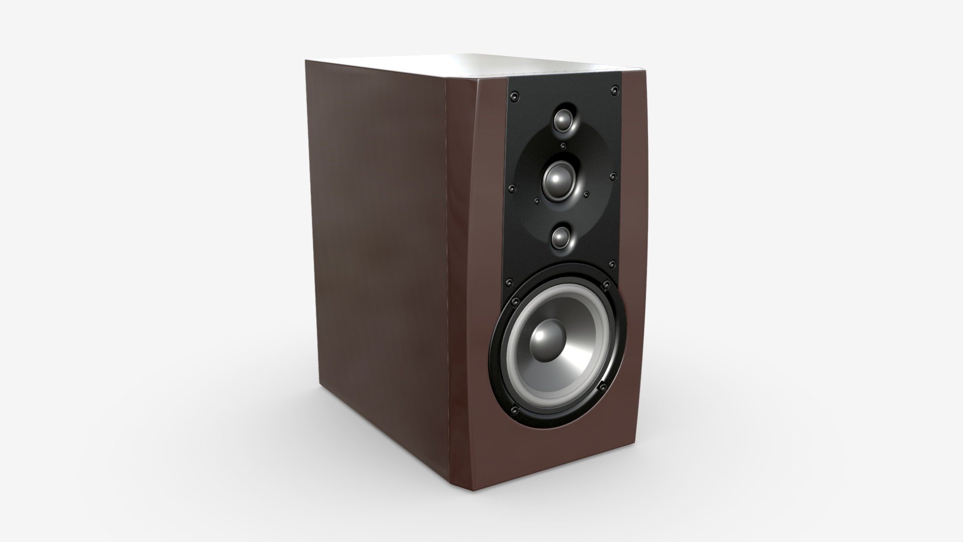 Bookshelf Speaker - Buy Royalty Free 3D model by HQ3DMOD (@AivisAstics) 3d model