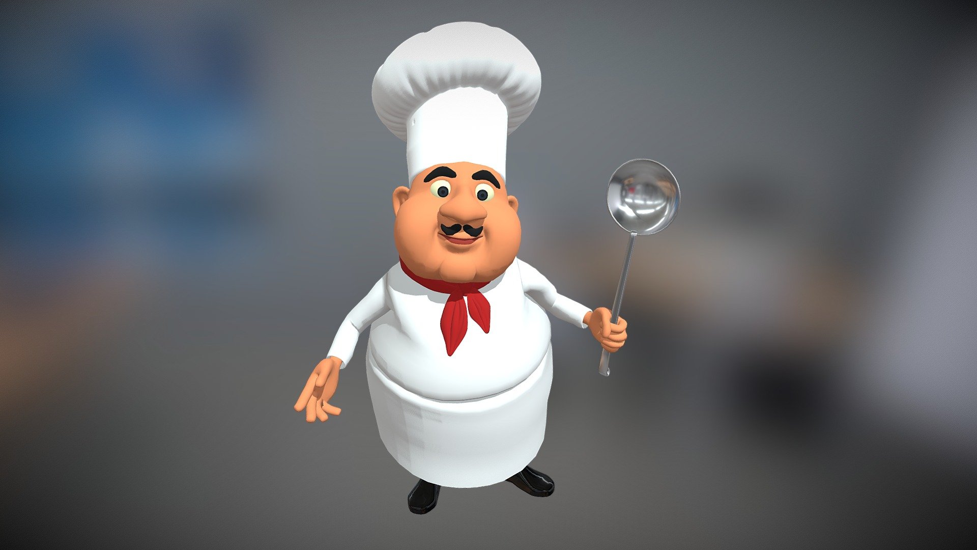 Chef Character Animated - Low Poly Game Ready

Optimized for games (game ready), Suitable for close-UPS, illustrations and various renderings 3d model