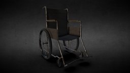 Old Rusty Wheelchair rusty, wheelchair, hospital, asylum