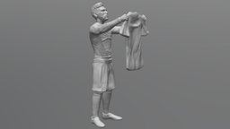 Lionel Messi for 3D printing