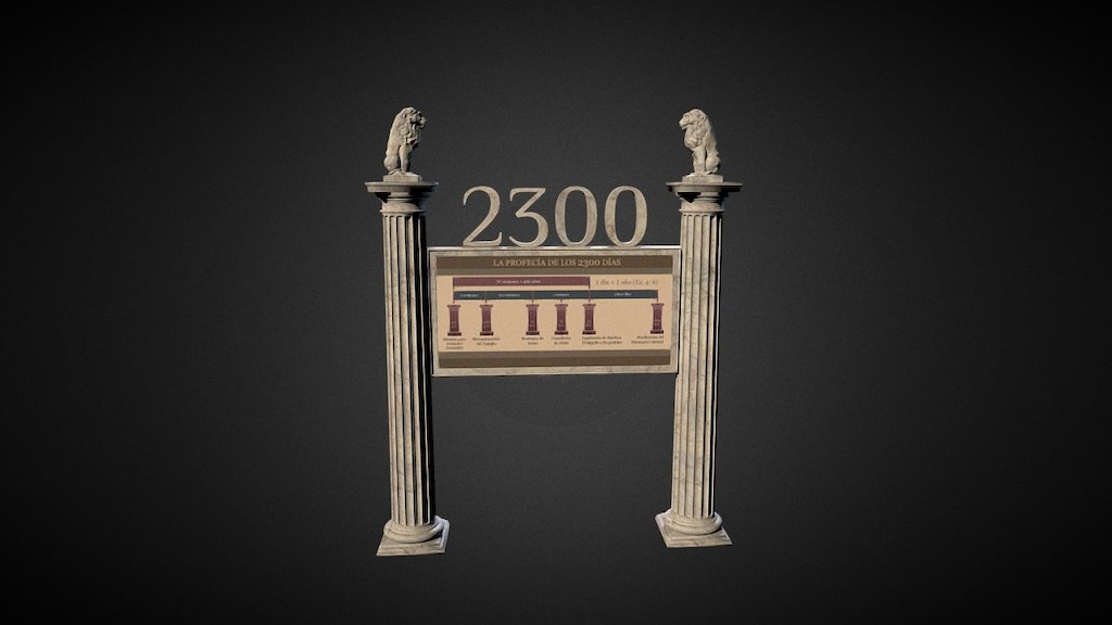 Los 2300 días/The 2300 days - 3D model by VIRTUAL BIBLICAL MUSEUM (@nycspain) 3d model