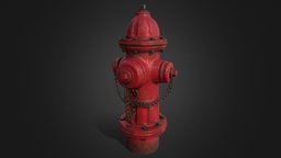 Fire Hydrant PBR prop, fire, hydrant, game-asset, substancepainter, 3dsmax, pbr, hardsurface, gameready, environment