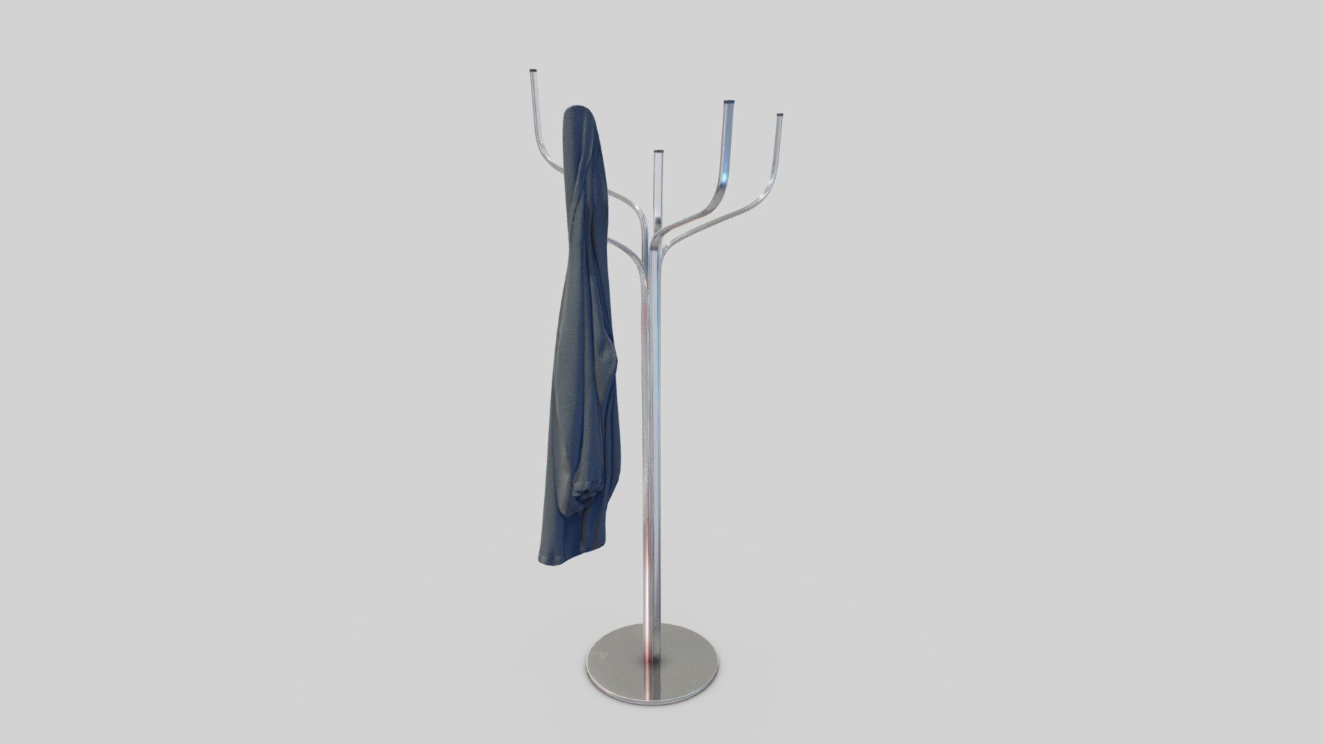 lothes Hanger desk 3D model with PBR maps 4096x4096 such as: • BaseColor • Metallic • Roughness • Ambient Occlusion • NormalDirectX •
Model in real scale (meters) 3d model