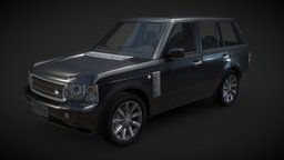 Jeep Cherokee Low poly jeep, seats, cherokee, game, 3d, vehicle, low, poly, model, car, interior