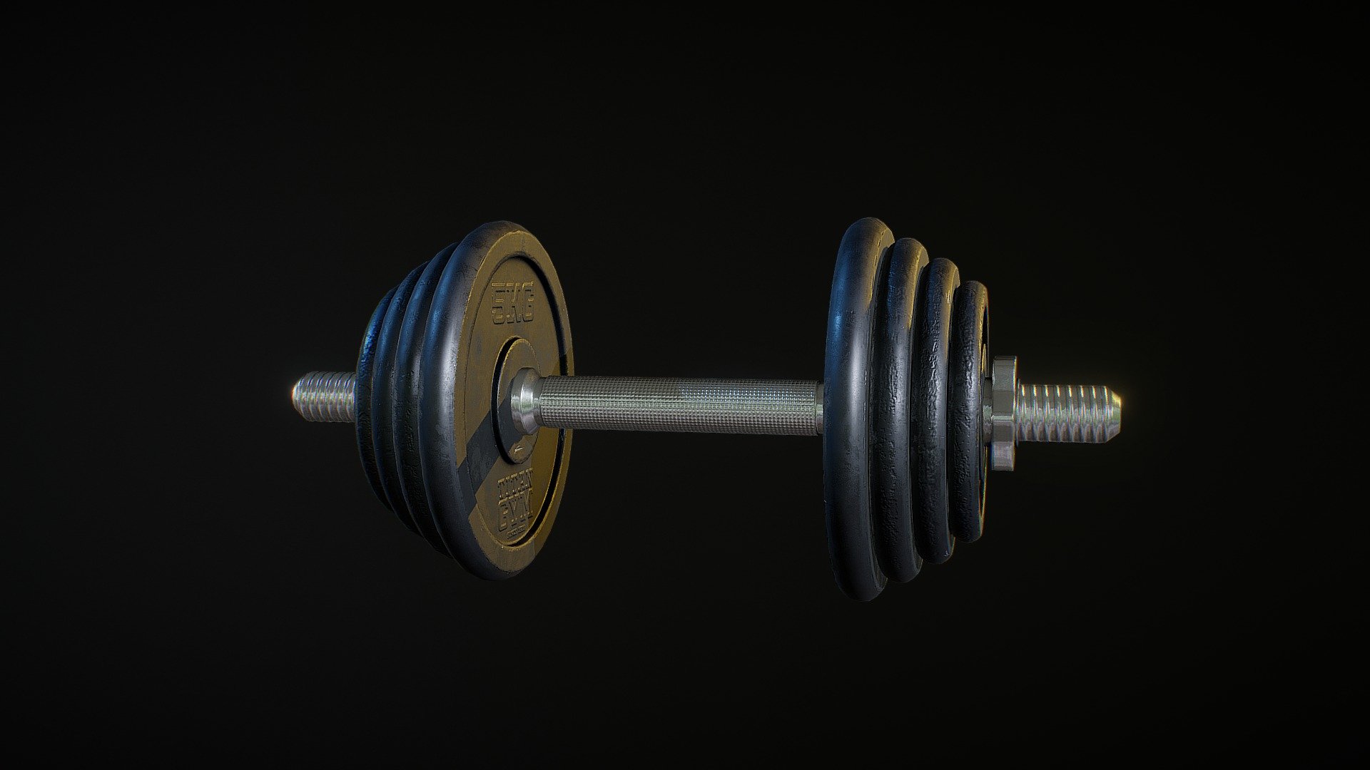 Adjustable Dumbbells low-poly 3d model ready for Virtual Reality (VR), Augmented Reality (AR), games and other real-time apps.



A simple low-poly dumbbell model.



Mesh formats: fbx, obj, 3ds 

Texture formats: tga, jpg 

Texture resolutions: 512, 1024, 2048 

Texture presets: UE4, Unity, Unpacked
 - Adjustable Dumbbells - Buy Royalty Free 3D model by Max Ocklze (@maxocklze) 3d model