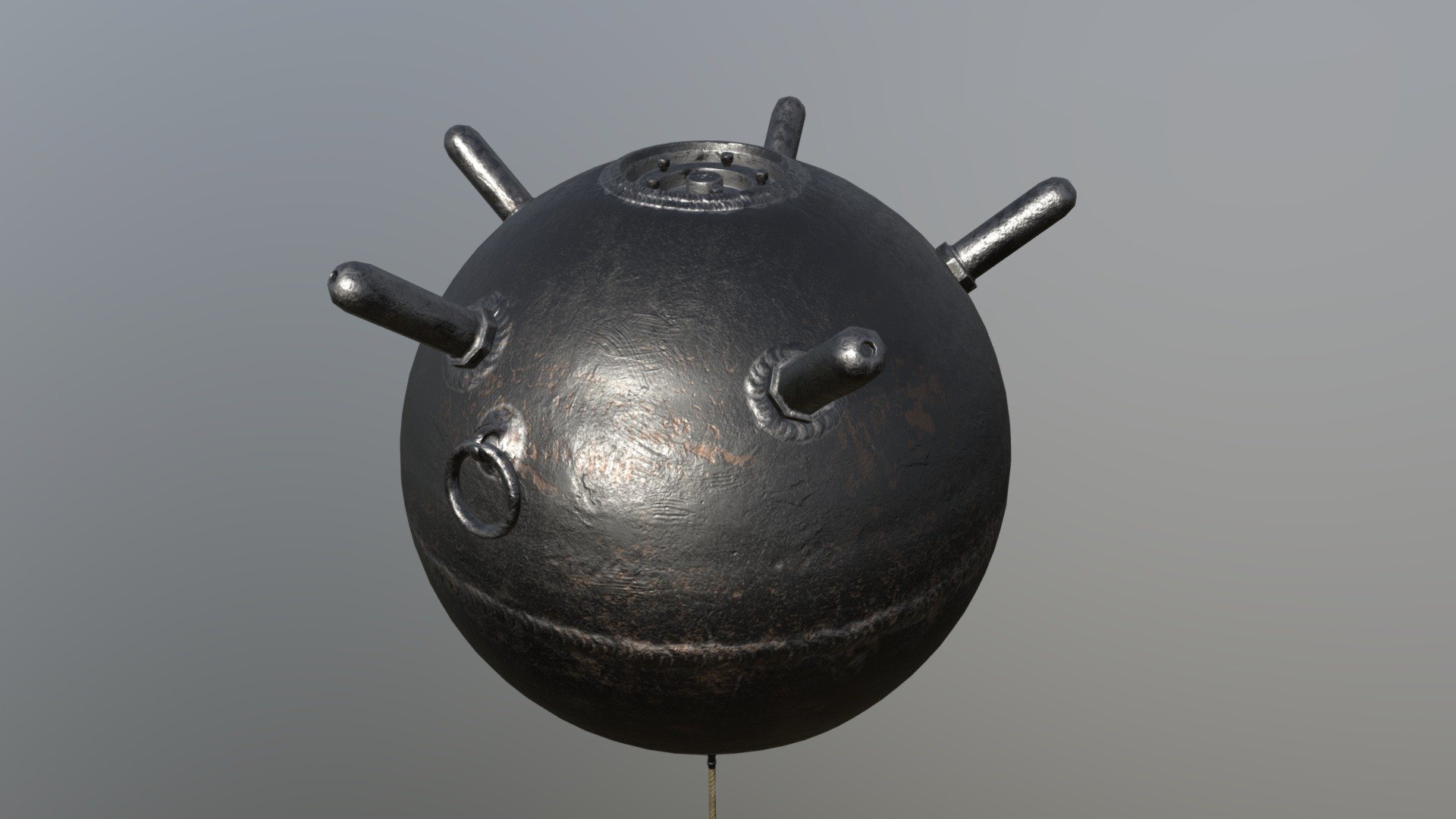 Model of realistic sea mine of the Second World War.

Model has clean geometry, ready for subdivision - sea mine - 3D model by reightar 3d model