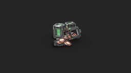 Charge Battery dae, baking, battery, box, emmisive, substance, painter, pbr
