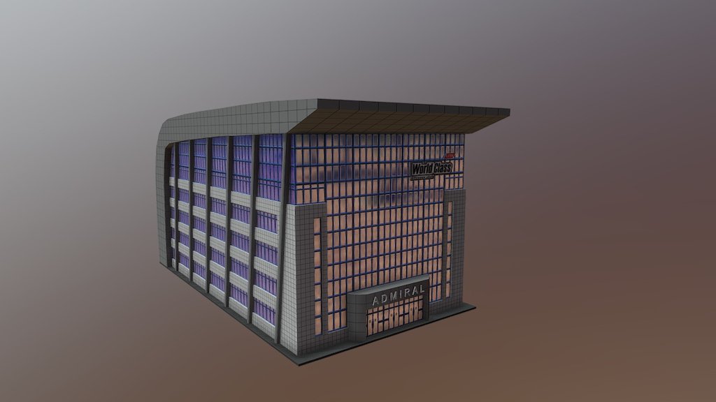 New asset for Cities:Skylines.
Gym center containing in residential complex Admiral building 5. In game it will be unique building for RICO mod. With RICO it will be high level commercial building 3d model