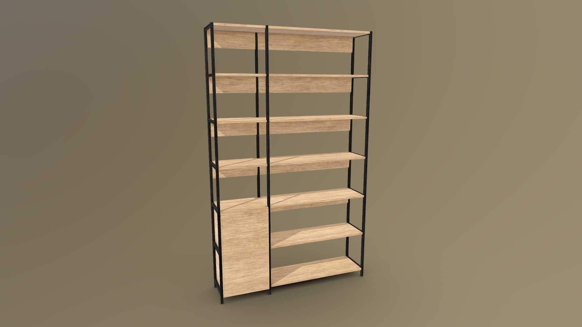 Generic, unbranded modern shelving design. Suitable for your next furniture / architecture / interior design project.

Also available as part of our 15 item asset pack: https://sketchfab.com/models/0fc4efd9f5f44faa98eece686d8cb890 - Bookshelf / Shelf / Shelving - Buy Royalty Free 3D model by Virtual Studio (@virtualstudio) 3d model