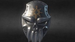 Skull Shield shields, skull-shield, metal-shield, fantasy-shield, fantasy