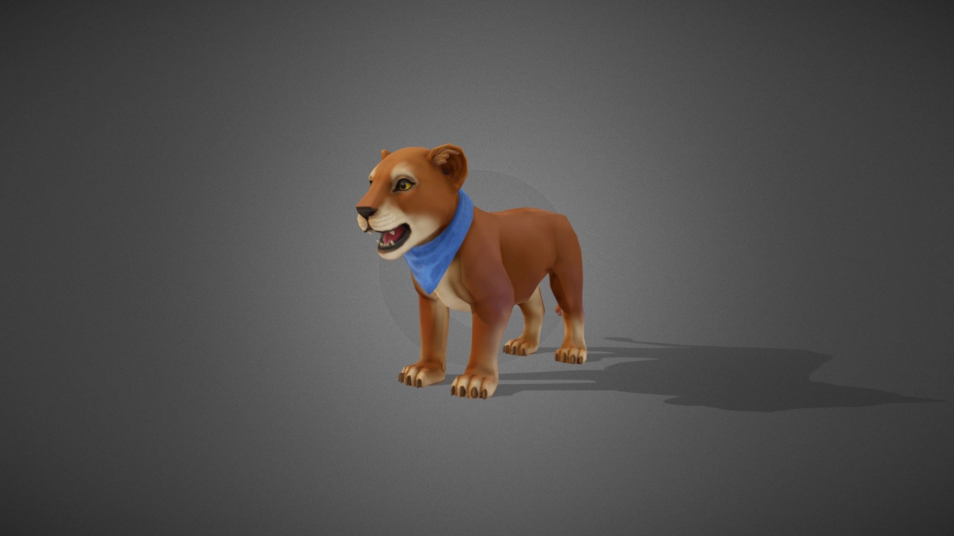 All Rights belongs to Pride Games Studio
Pet character for a Mobile Game EXILE SURVIVAL Model and textures made by Anton Milashin. Animation and Rig made by Ilya Trofimov. This is one of my works for Mobile project Exile Survival. I’ve created a set of animations for this character that you can find on locations and tame! And there is more lions (Adult Female and Male) models and animations, fell free to check out them on my profile 3d model