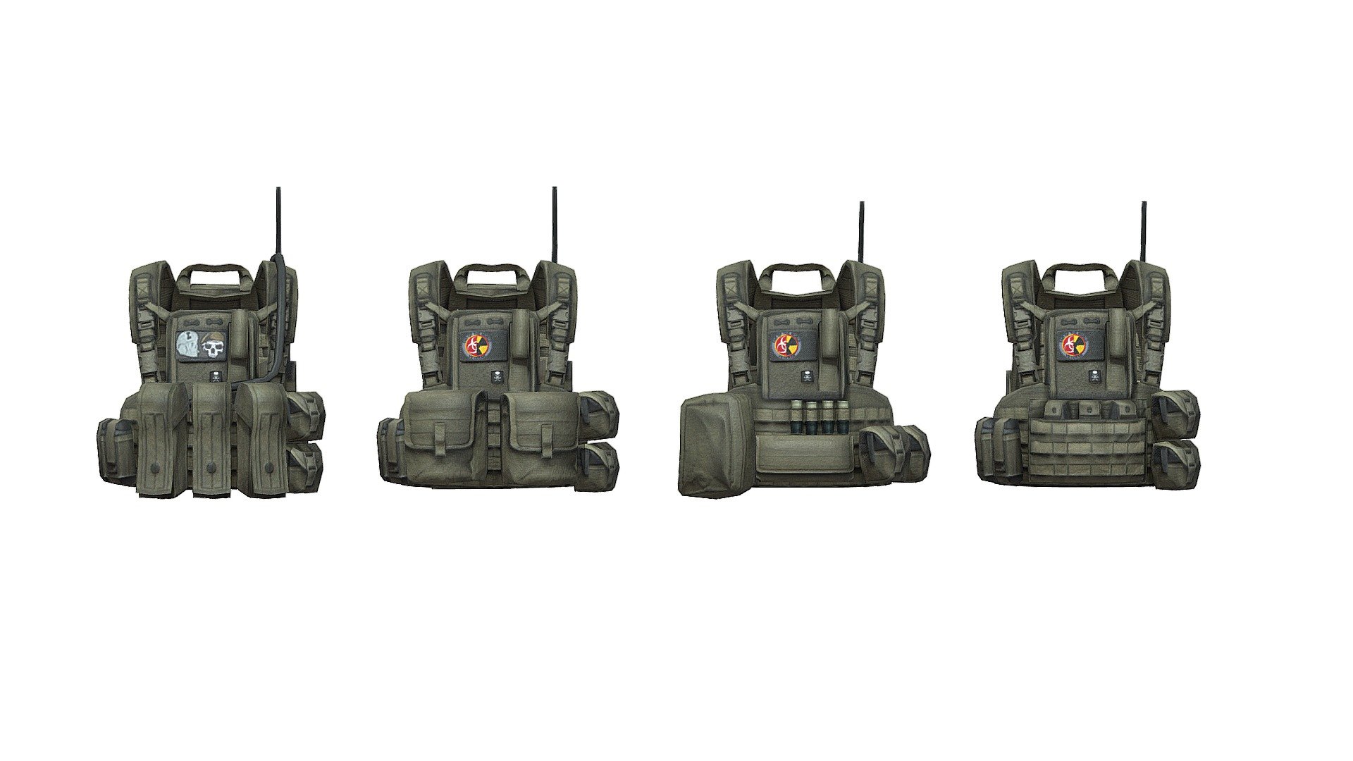 Tactical Plate Carrier Armor Vest - Tactical Plate Carrier Armor Vest - 3D model by momsboxtv 3d model