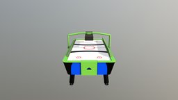 Air Hockey Table game-ready, 3d-model, airhockey
