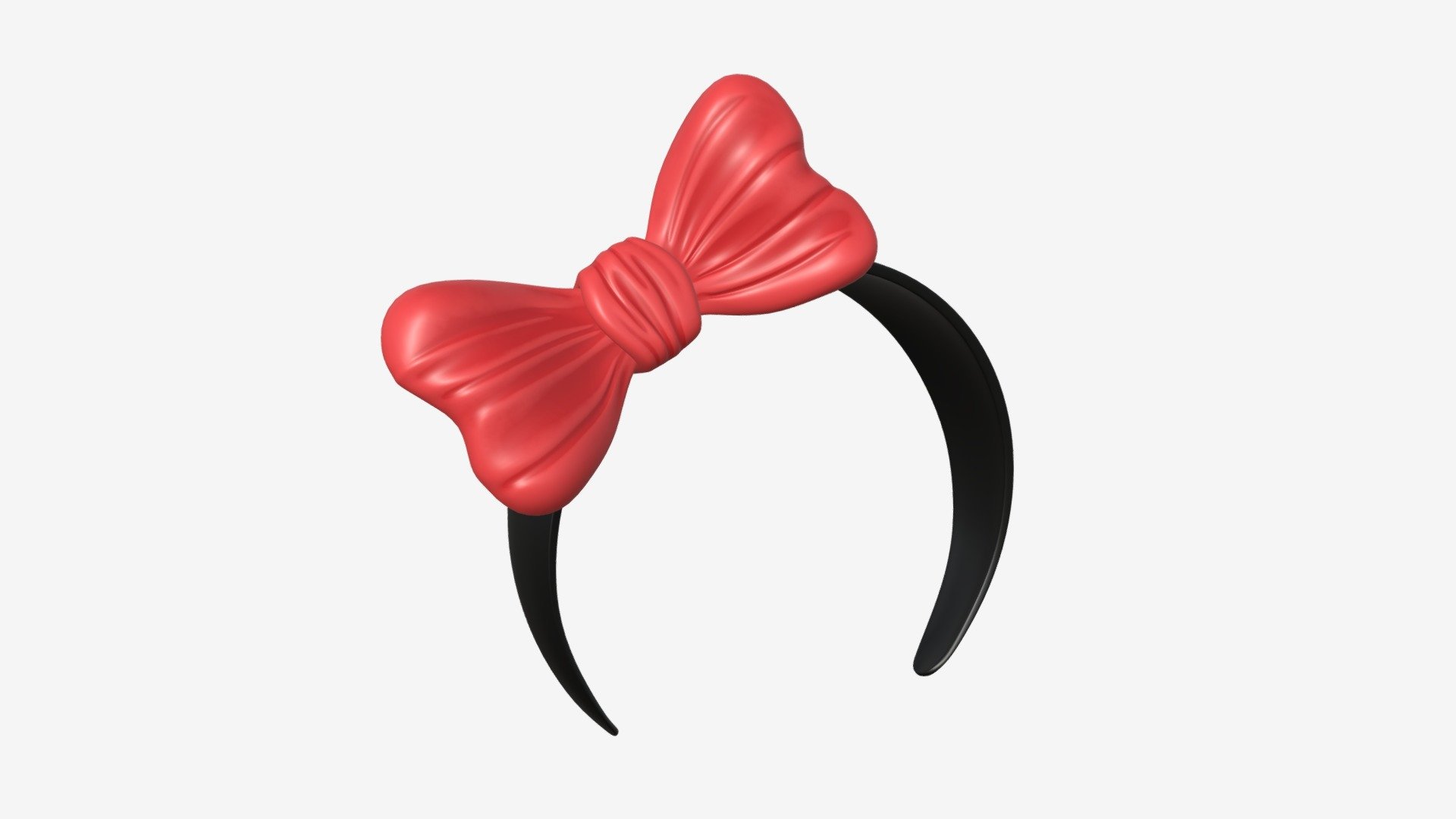 Headband with bow - Buy Royalty Free 3D model by HQ3DMOD (@AivisAstics) 3d model