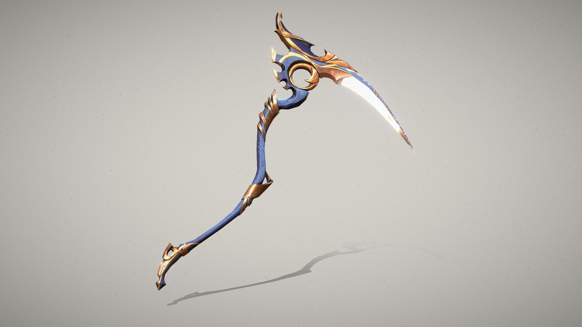 I never get tired of making fantasy weapons (: - Divine Reaper - Download Free 3D model by amunozs (@adrian.sierra92) 3d model