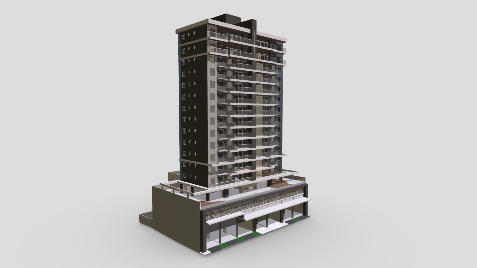 Poligono - Quinta Avenida | Maquete Virtual - Poligono - Quinta Avenida | Maquete Virtual - 3D model by Giro 3D Studio (@giro3dstudio) 3d model