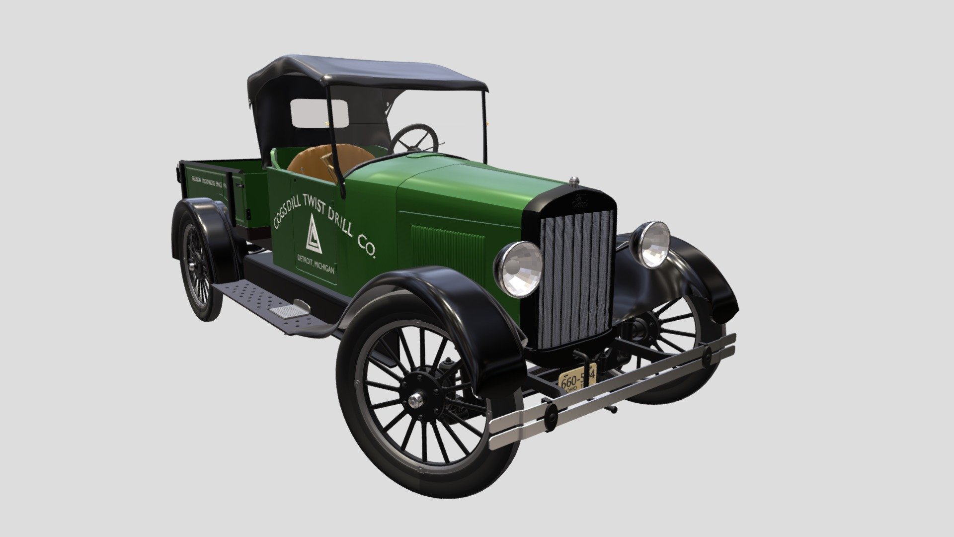 This is my model of the Model T we had on display at our company 3d model