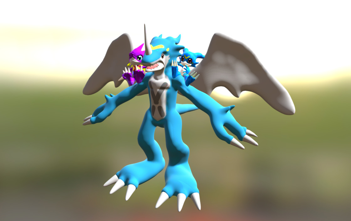 Character 3D Digimon 
Ex Veemon 
Veemon
Gumdramon - Digimon Character - 3D model by xeratdragons (@dragonights91) 3d model