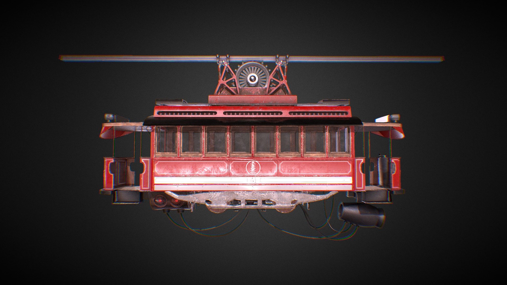 This is an air tram for the cyberpunk world.

This product uses the following software: Autodesk Maya, Marmoset Toolbag, Adobe Substance Painter.

Including: 5 texture sets - Air Tram Bus Cyperpunk - 2K texture - Buy Royalty Free 3D model by kyantoran 3d model
