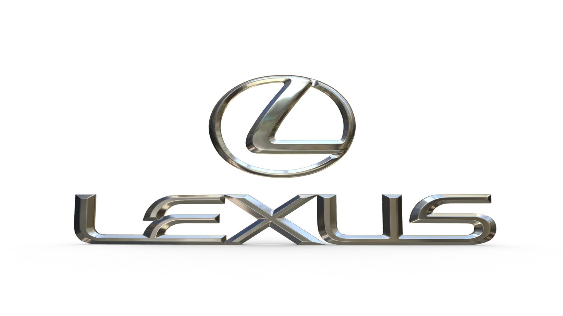 Lexus Logo - 3D model by PolyArt (@ivan2020) 3d model