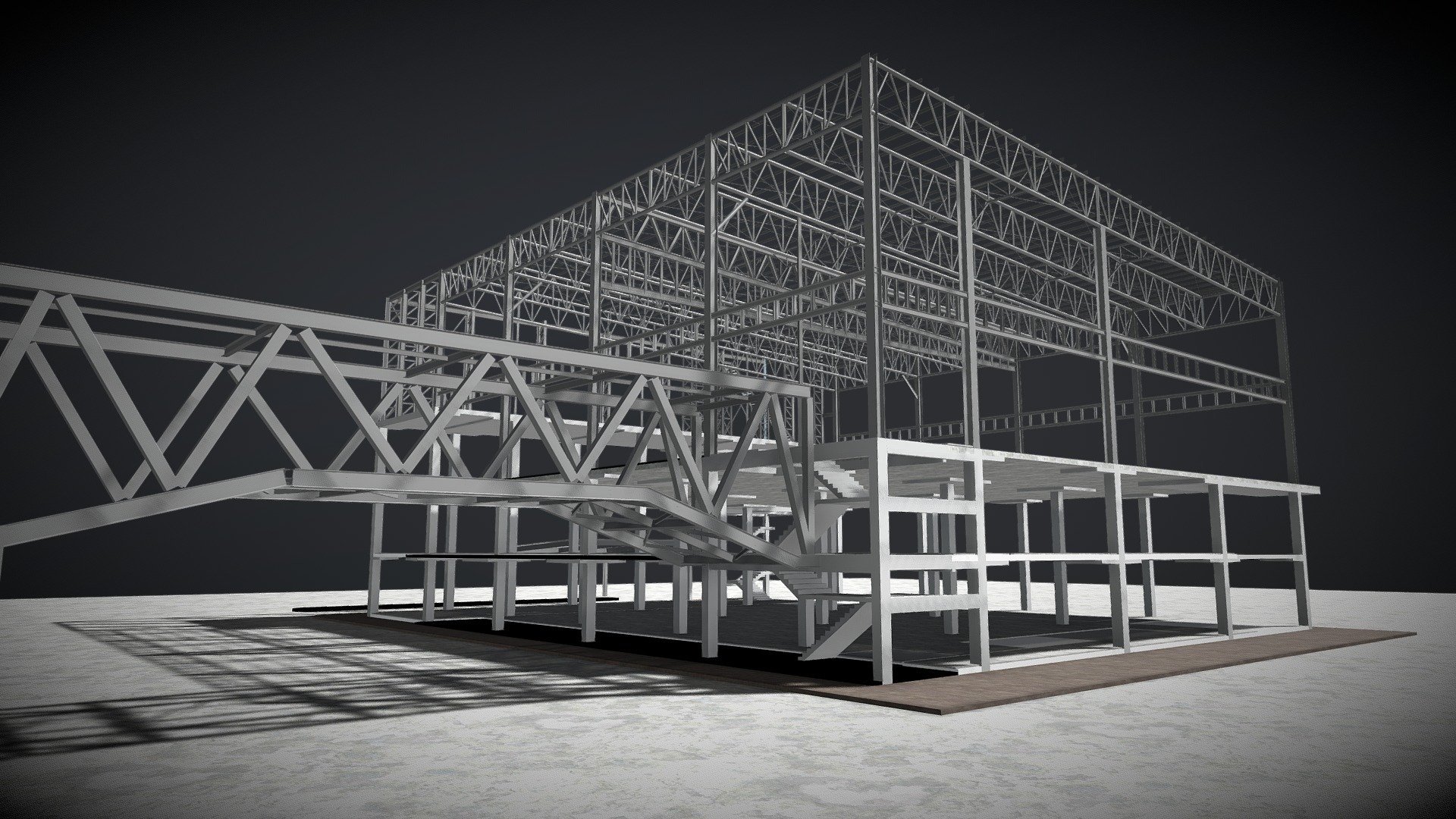 imported file rfom .ifc

edit by Blender
 - Building structure 2304 - Buy Royalty Free 3D model by Jinda (@jindaarch) 3d model