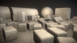Exposed-Aggregate-Concrete | Texture Set (4)