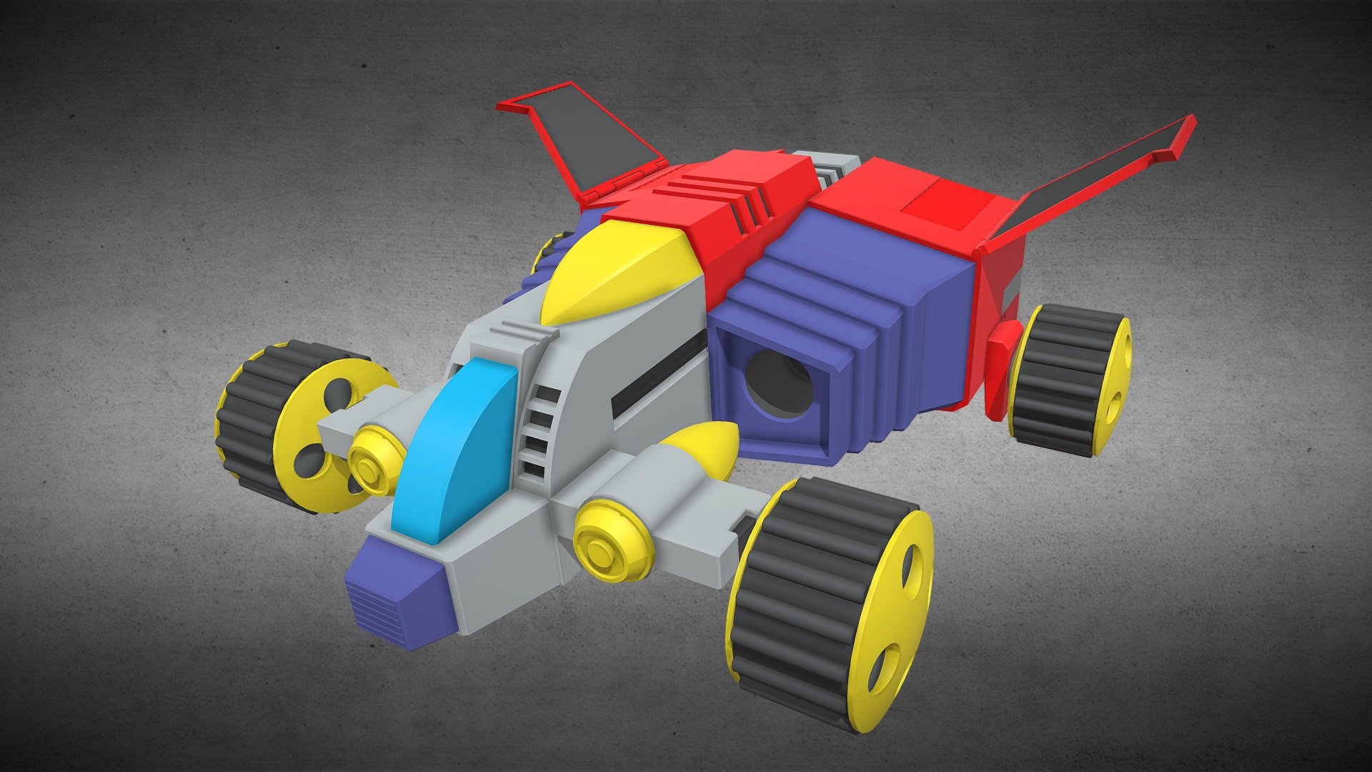 Modelled With Sketchup - Daiken Buggy - Buy Royalty Free 3D model by COSEDIMARCO 3d model