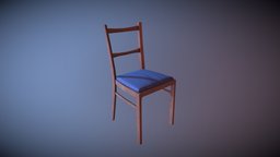 Chair retro, furniture, ussr, substancepainter, substance, chair, wood
