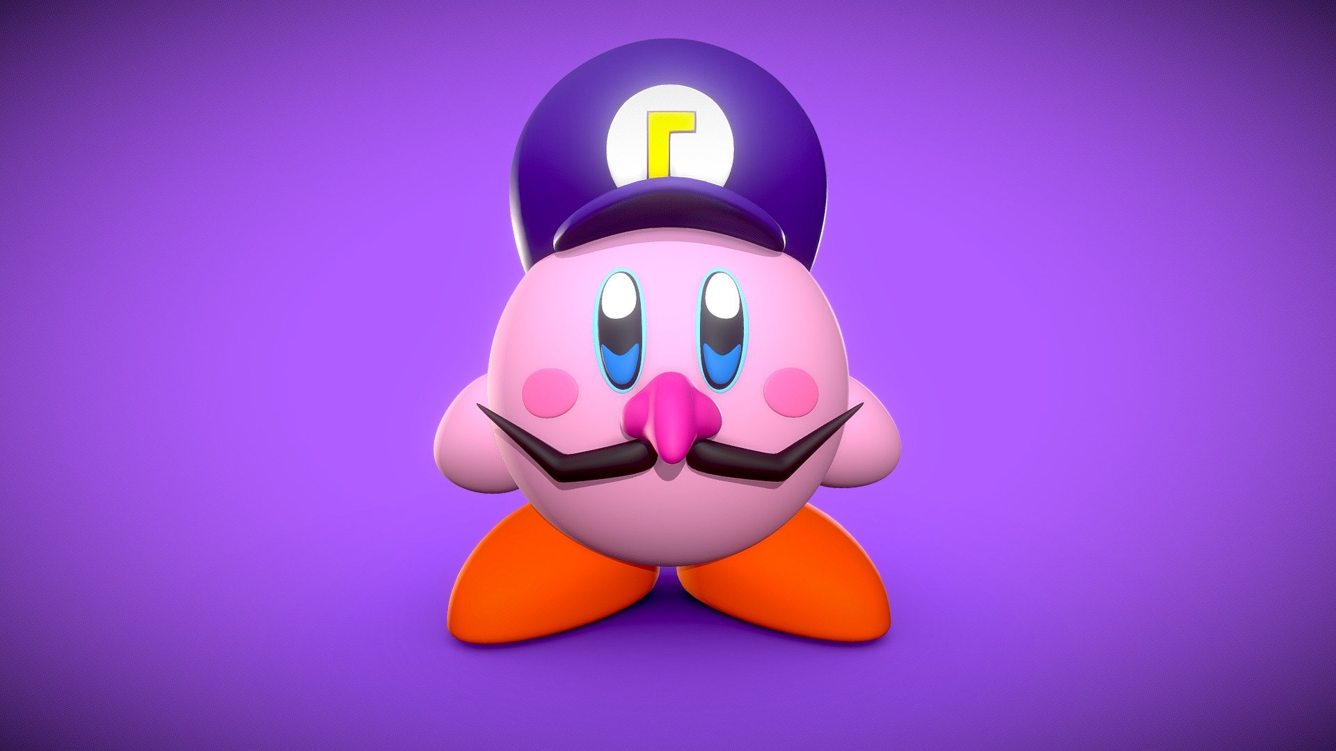 Kirby Transformed into Waluigi.

Image Gallery

This model is part of the Kirby/Mario crossover collection. See other models from this collection:




Mario Kirby: https://skfb.ly/o986y

Luigi Kirby: https://skfb.ly/ounWs

Princess Peach Kirby : https://skfb.ly/oupnF

Bowser Kirby: https://skfb.ly/ou6X7

Wario Kirby: https://skfb.ly/ouK7w

Waluigi: https://skfb.ly/ouMC6
 - Waluigi Kirby - 3D PRINT - Buy Royalty Free 3D model by LessaB3D 3d model