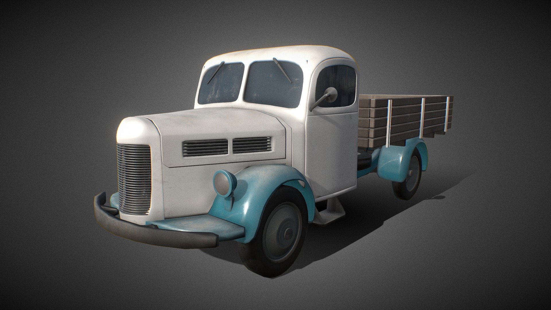Skoda 150 modeled in a Blender 3d .

I made the textures in quixel mixer. Tested it in unreal engine 5

has :

4k Texture (PBR) 9 materials,

6 kinds of colors,

UVs,

doesn't have :

doesnt have rig,

doesnt have engine,

doesnt have driver's cabin,

25 000 Vertices ! formats: -blend -obj -fbx -dae - Old truck Skoda 150 - Buy Royalty Free 3D model by vojtech.vejtasa 3d model