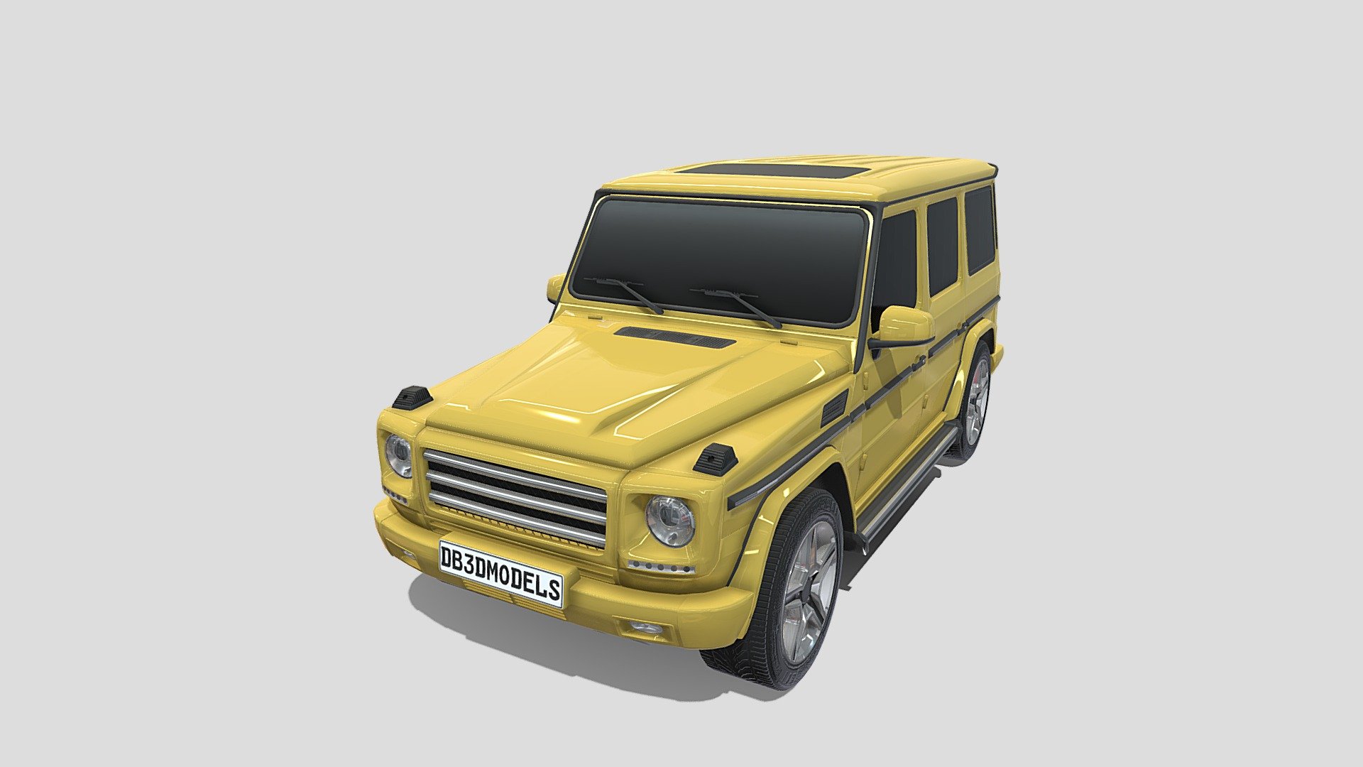 Highly detailed Generic SUV 3d model rendered with Cycles in Blender, as per seen on attached images. 
The 3d model is scaled to original size in Blender.

File formats:
-.blend, rendered with cycles, as seen in the images;
-.obj, with materials applied;
-.dae, with materials applied;
-.fbx, with materials applied;
-.stl;

Files come named appropriately and split by file format.

3D Software:
The 3D model was originally created in Blender 2.8 and rendered with Cycles.

Materials and textures:
The models have materials applied in all formats, and are ready to import and render.
The models come with three png textures(one for the number plate, which can easily be removed).

Preview scenes:
The preview images are rendered in Blender using its built-in render engine &lsquo;Cycles'.

For any problems please feel free to contact me.

Don't forget to rate and enjoy! - Generic Luxury SUV - Buy Royalty Free 3D model by dragosburian 3d model