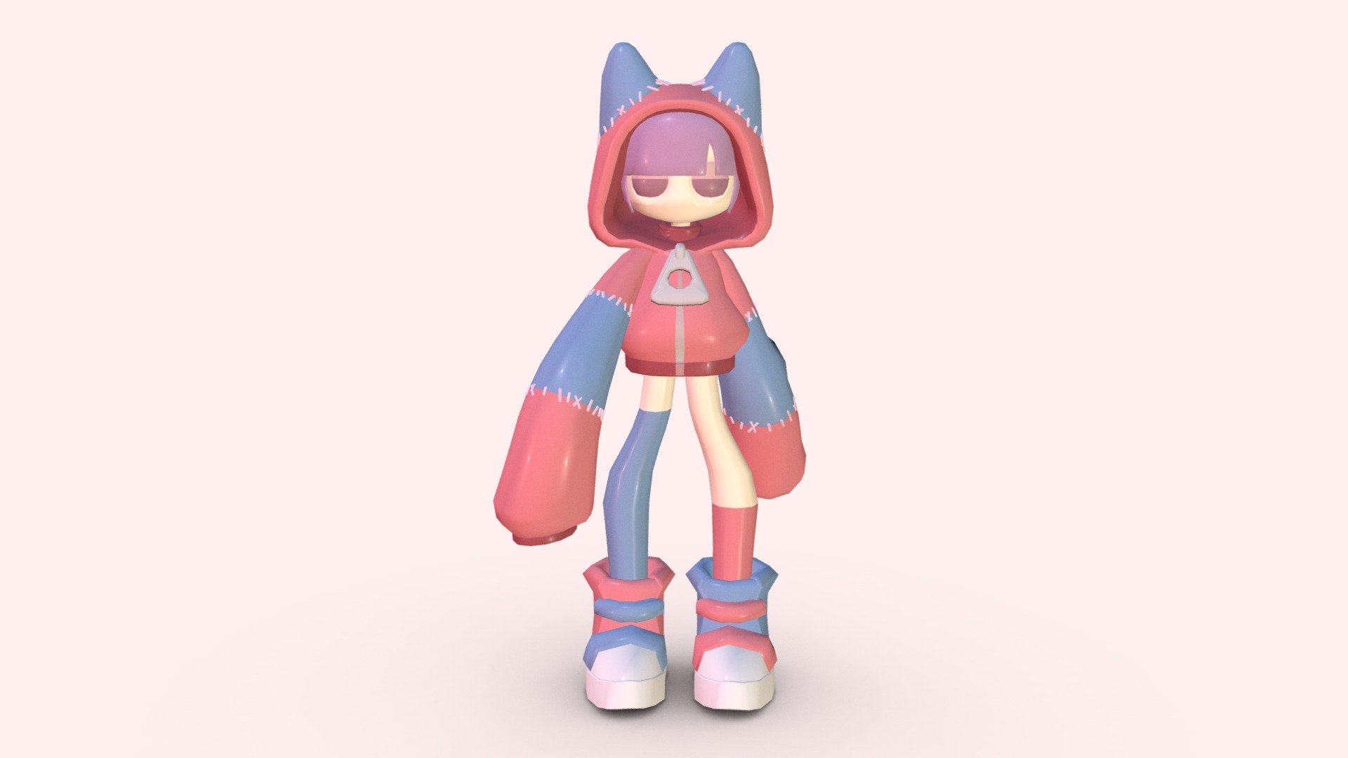 Model in Maya

Collectable toy - City Cat series. 
feel free to 3D print 3d model