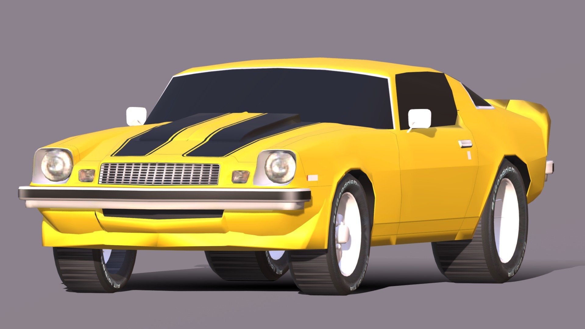 Chevrolet Camaro Bumblebee - Download Free 3D model by maregajavier 3d model