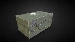 first aid kit medkit, pack, hospital, science, medicine, medic, realisitc, firstaidkit, texture, pbr, lowpoly, military, medical