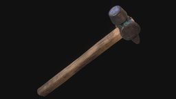 Old Hammer hammer, old, oxidation, substancepainter, substance, weapon, texture, noai