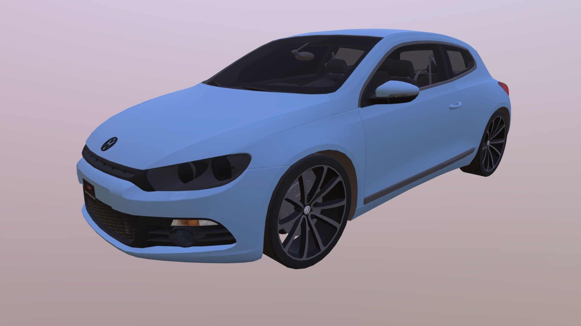 VW Scirocco - Download Free 3D model by marioSF 3d model