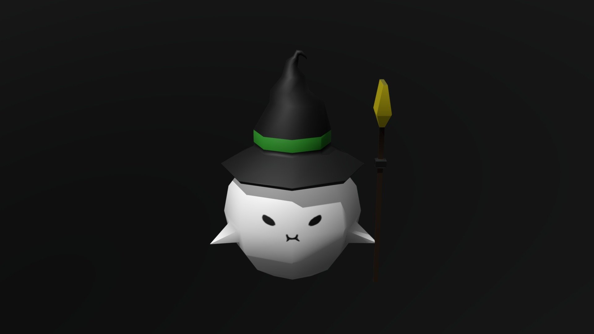 My first Low poly model &amp; first ghost model in general :) - Cute Low-poly Ghost || RyanSmithNG - 3D model by Ryan Joshua Smith (@ryanjoshua.smith) 3d model