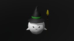 Cute Low-poly Ghost || RyanSmithNG cute, n64, lowpoly, witch, ghost, ghostwitch
