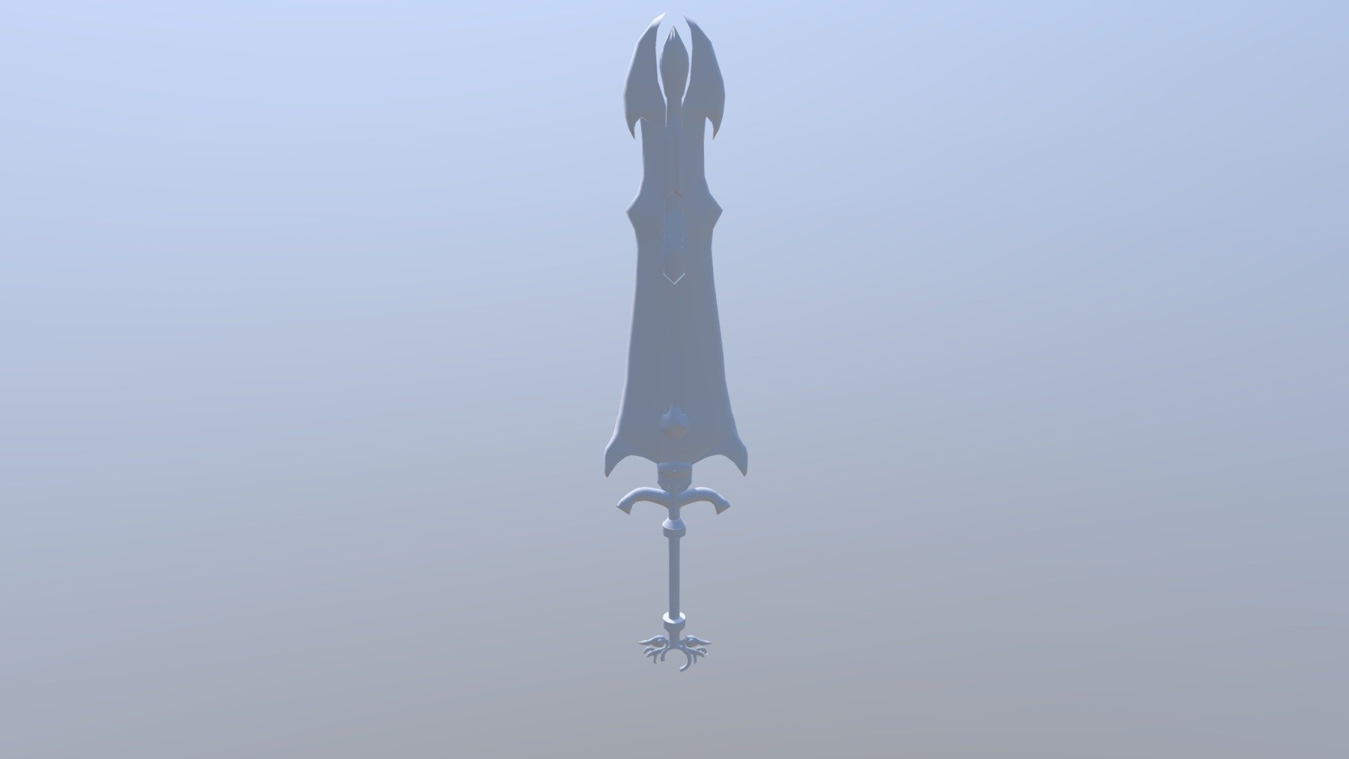 This a fantasy sword inspired in some videogame's swords like, Dante's Sword: Rebellion, Monster Hunter's Sword,s, Tyrael's Sword, Artorias' Sword and Darksider's Chaoseater 3d model