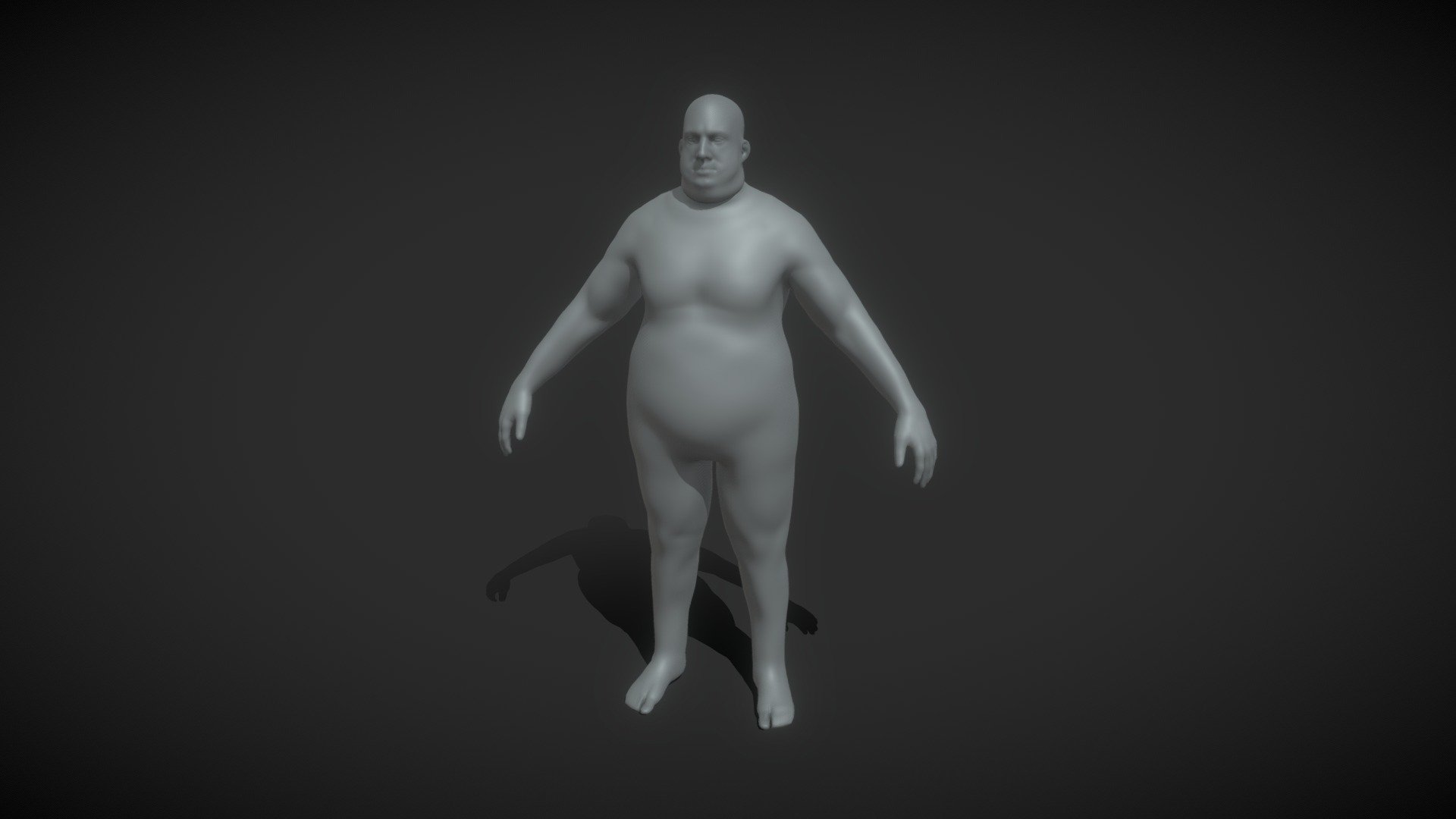 Male Body Fat Base Mesh 3D Model 20k Polygons is completely ready to be used as a starting point to develop your characters.  

Good topology ready for animation.  

Technical details:


File formats included in the package are: FBX, OBJ, GLB, ABC, DAE, PLY, STL, BLEND, gLTF (generated), USDZ (generated)
Native software file format: BLEND
Polygons: 20,168
Vertices: 19,954
Blender scene included.
 - Male Body Fat Base Mesh 3D Model 20k Polygons - Buy Royalty Free 3D model by 3DDisco 3d model