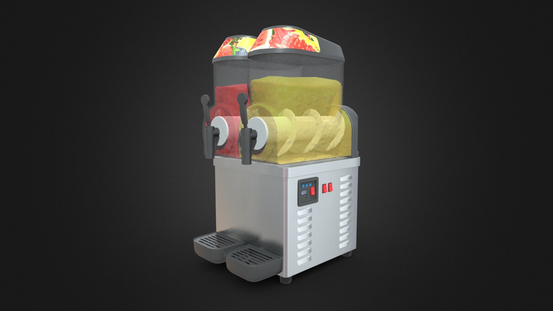 Slush Machine - Buy Royalty Free 3D model by ChakkitPP 3d model